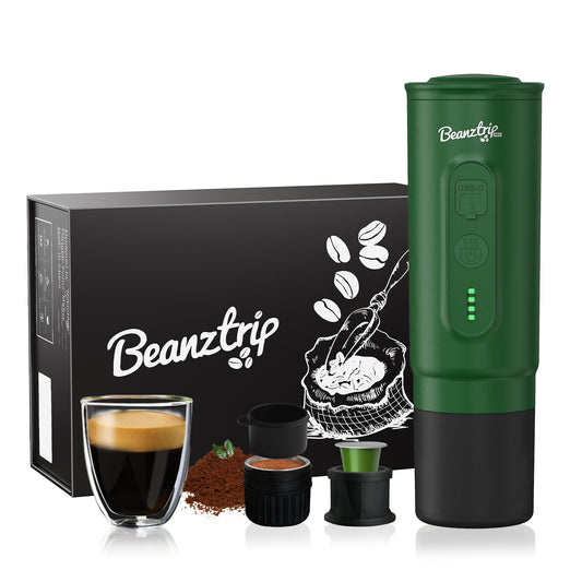 H02 PRO Portable Espresso Coffee Maker - Gift Set - Green